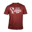 Футболка World's Strongest Man 2021 (бордовая)