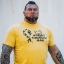 Футболка World's Strongest Man 2021 (жёлтая)